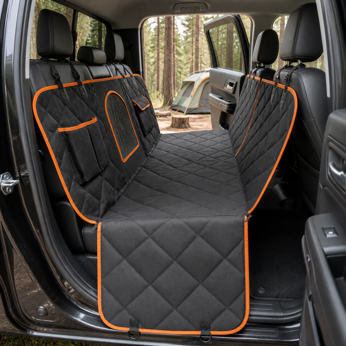 AllProtect XL Dog Seat Liner for Trucks - Waterproof Hammock-Style