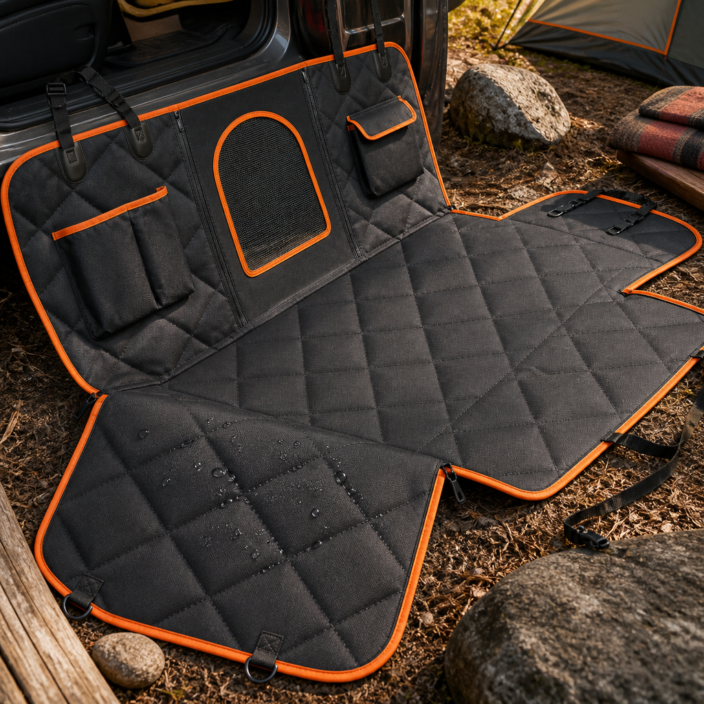 AllProtect XL Dog Seat Liner for Trucks - Waterproof Hammock-Style