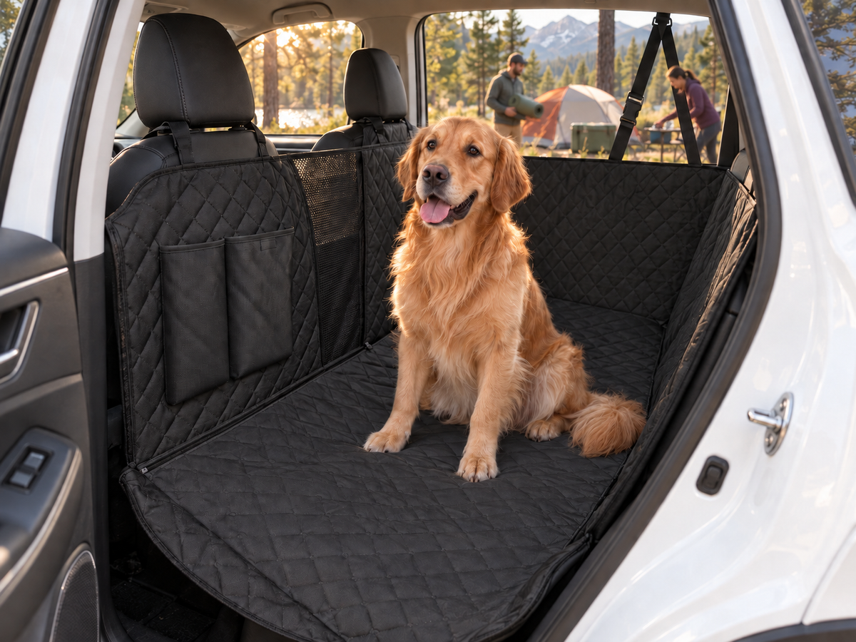 Dog Car Seat Cover for Mazda CX-5 2018–2022 – Hammock with Side Flaps & Mesh
