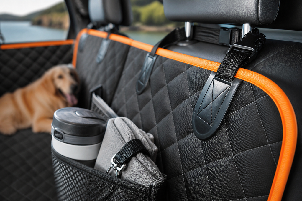 Heavy-Duty Car Hammock Seat Cover