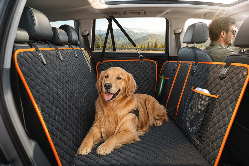 Heavy-Duty Car Hammock Seat Cover