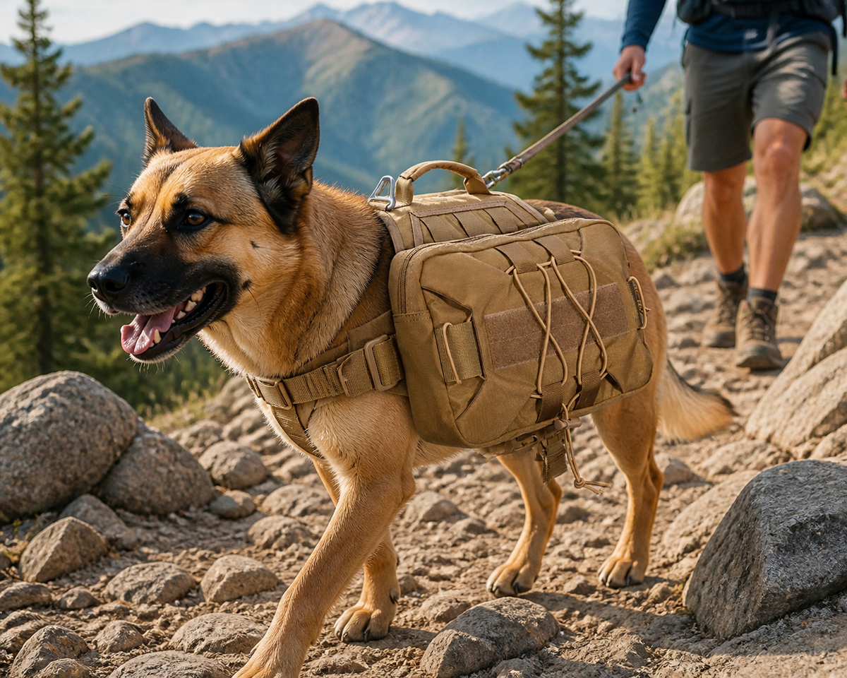 Dog Backpack Carrier for Medium to Large Dogs – Hiking Trail Pack