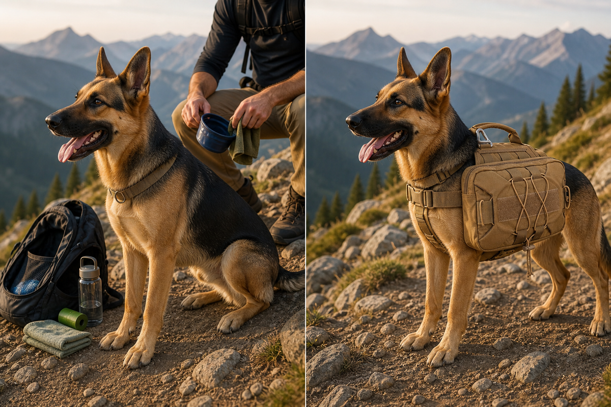Dog Backpack Carrier for Medium to Large Dogs – Hiking Trail Pack