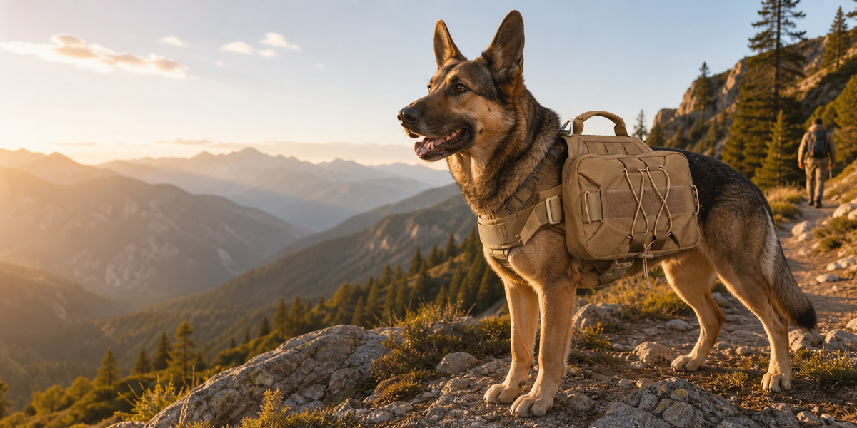 Dog Backpack Carrier for Medium to Large Dogs – Hiking Trail Pack