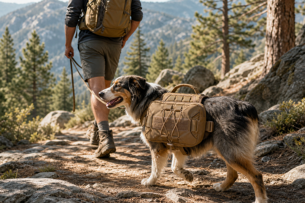 Dog Backpack Carrier for Medium to Large Dogs – Hiking Trail Pack
