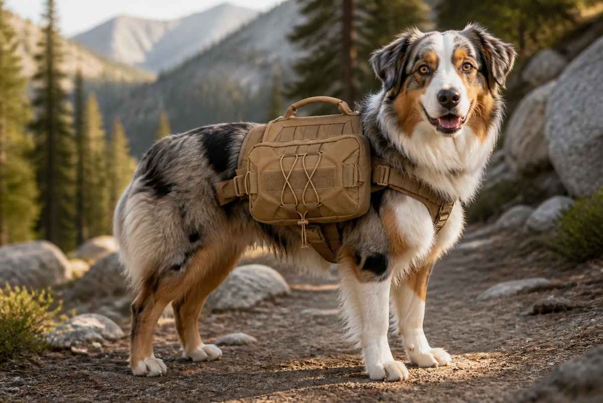 Dog Backpack Carrier for Medium to Large Dogs – Hiking Trail Pack