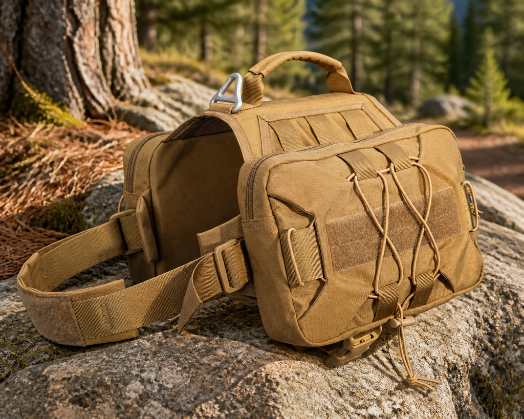 Dog Backpack Carrier for Medium to Large Dogs – Hiking Trail Pack