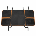 Dog Car Hammock Seat Cover 420LBS Capacity with Storage Pockets on white background